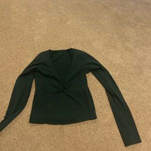 Dark green brandy Melville top